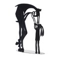 thumbnail image 2 of Kiss Horse Escultura Metal Caballo Estatua Antiguo Metal Arte Decoración (Kissing Horse), 2 of 5