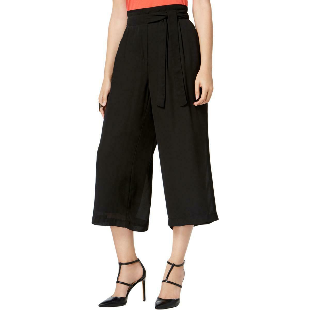 JOHNPAULRICHARD - Side-Tie Culotte Pants - Regular - XS - Walmart.com