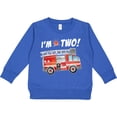 thumbnail image 2 of Inktastic I'm 2 Fire Truck 2nd Birthday Toddler Sweatshirt, 2 of 4