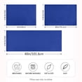 thumbnail image 4 of Haosy Satin Pillowcase for Hair and Skin Standard Cooling Silk Pillow Case with Envelope Closure Dark Blue 20"x26", 4 of 9