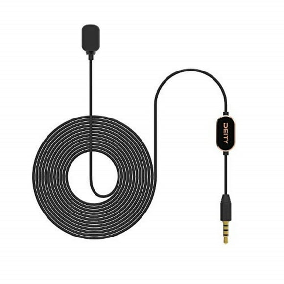 Deity Microphones V.lav Omnidirectional Lavalier Lapel Microphone with Microprocessor for iPhone iPad Android Smartphones Camcorders DSLRs Handy Recorders Bodypack Transmitters