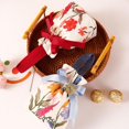 thumbnail image 3 of Wedding Candy Bag Portable Drawstring Party Gift Goodie Candy Packing Bag Creative Floral Handheld Canvas Gift Storage Bag, 3 of 3