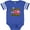 Football Blue and White, variant on Inktastic My Godfather is a Firefighter with Fire Truck Boys or Girls Baby Bodysuit