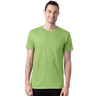 Hanes  T-shirt  Men's Shirts Tee Cotton Jersey Light Weight Short Sleeve Nano-T Crewneck