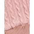 thumbnail image 6 of Seyurigaoka Kid Girls Sweater Set, Solid Color Sweater Thigh Long Leather Skirt, 6 of 8