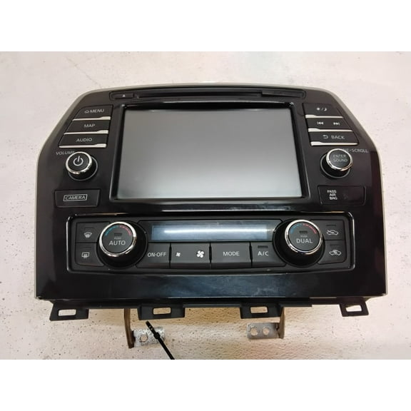 Pre-Owned 16 Nissan Maxima Navigation Radio & Display w/Temperature Control 259154RA1B OEM - Verify Specific Vehicle Fitment In Description - (Good)