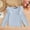 Light Blue, variant on OVBMPZD Girl Shirts Knit Cotton Long Sleeve Blue Mesh Ruffle Trim Crewneck Fashion Blouses Girls Tops Size 2-3