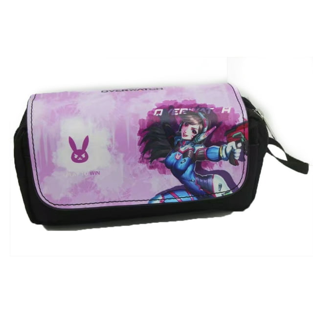 Estuche para lápices DVA OW Overwatch Cartoon Anime