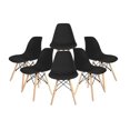 thumbnail image 1 of Set 6 Sillas Eames Estructura Modernas Silla Comedor negro Big Room HJSEKT000600, 1 of 7