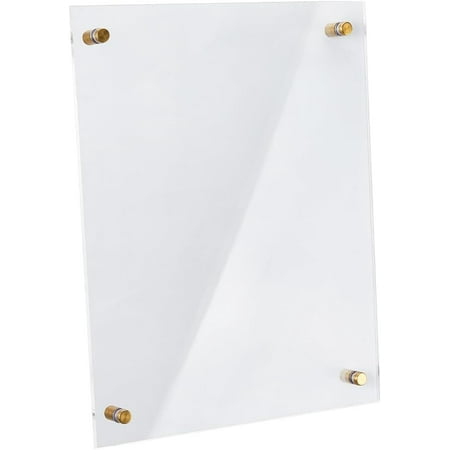 4pcs Acrylic Erase Board Rectangle Clear Transparent Acrylic Plate 28.1x35.1cm Blank Planner Board Hanging Acrylic Board with 8mm Hole DIY Plexiglass Board for Office Home Walls DIY