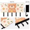 thumbnail image 2 of Flowers Bears Key Holder for Wall Mail Holder Organizer with 5 Key Hooks Wall Mount Key Rack with Shelf, 2 of 6