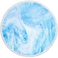 thumbnail image 2 of Vikakiooze Round Printed Beach Towel Microfiber Shawl Beach Towel Beach Mat, 2 of 2
