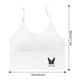 thumbnail image 2 of Sonducket Sujetador deportivo para mujer, lencería, ropa interior de algodón, transpirable, ajustable, para Yoga, Fitness, correa, Bralette Ropa interior blanco, 2 of 8
