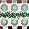 thumbnail image 7 of joogoo Fish Ocean View Pattern Round Plate Mats for Dining Table Placemat 1 Piece Holiday Decoration, 7 of 7