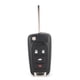 thumbnail image 4 of Coque de protection noire pour clé télécommande à 4 boutons, compatible avec Chevrolet, 4 of 4