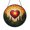 Acrylic 3.5 Inch, variant on Woodland Heart Decorative Window Hanging – Stained Glass Style
