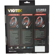 Restored Viotek Jams By Steve R-849MV Headset - Stereo - Mini-phone - Wired - 32 Ohm - 20 Hz - 20 kHz - Over-the-head - Binaural - Circumaural - Noise Cancelling Microphone - Noise Canceling