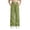 Green, variant on Liyamei Girls Elastic Waist Wide Leg Cargo Pants for Kids Outdoor Play Size 5-14 Years