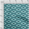 thumbnail image 1 of oneOone Cotton Poplin Fabric Geometric Ikat Print Fabric BTY 56 Inch Wide, 1 of 4