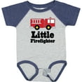 thumbnail image 3 of Inktastic Little Firefighter Fire Engine Boys or Girls Baby Bodysuit, 3 of 5
