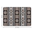 thumbnail image 5 of Brown Triangular Geometric Flannel Non Slip Door Rugs,Washable Door Mats Indoor,Decorative Door Mats,Dirt-Resistant and Absorbent Doormat for Entrance,Bedroom,Kitchen,Bathroom,23.5"x16", 5 of 5