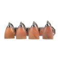 thumbnail image 1 of Elk Lighting Bath and Spa 4 Light LED Vanity Light in Satin Nickel, 1 of 1