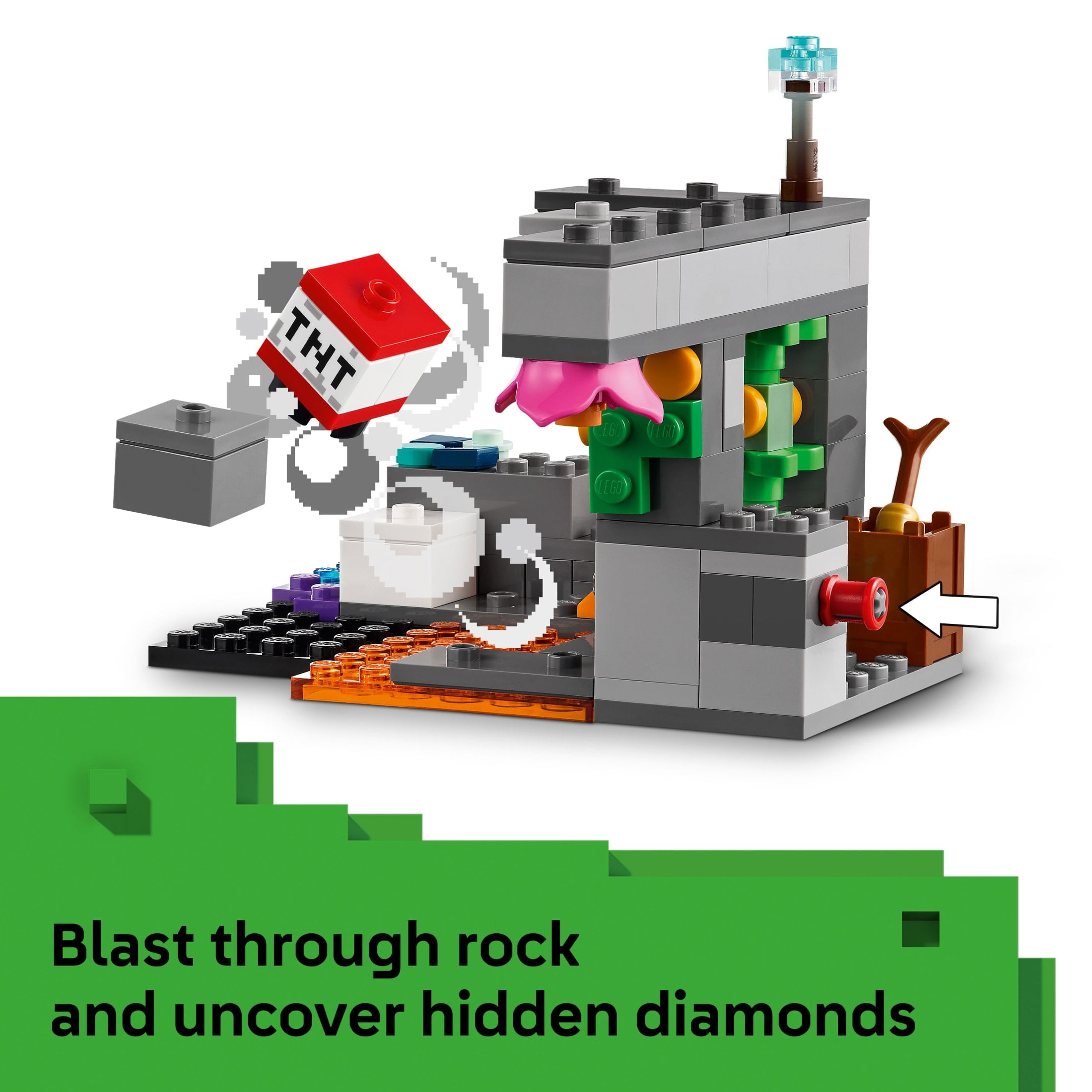 LEGO Minecraft The Warden Encounter Kids Toy -  Collectible Building Set for Boys and Girls 7+- With Silent Ranger Minifigure - Great Birthday Gift for Gamers and Kids Who Love Minecraft Toys - 21274