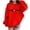 #181-Red, variant on YUNAFFT Boys & Girls Hooded Sweatshirt Long Sleeve Casual Pullover 4-14Y Winter Warm 100% Polyester 8 Colors