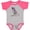 Heather and Hot Pink, variant on Inktastic Graffiti Paint Splatter T-Rex Boys or Girls Baby Bodysuit