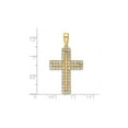 thumbnail image 2 of 1.00 Carat (Ctw VS2-SI1, D-E-F) Lab-Grown Diamond Cross Pendant Necklace in 14K Yellow Gold with Chain for Women, 2 of 5