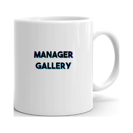 

Tri Color Manager Gallery Ceramic Dishwasher And Microwave Safe Mug By Undefined Gifts