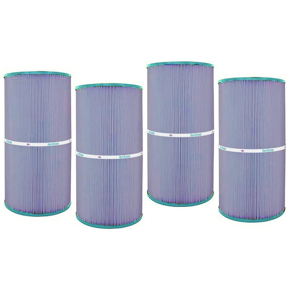 Hurricane 4 Pack HF7469-04P Platinum Purple Pool Filter Cartridge Replacement