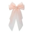 thumbnail image 1 of Elegante y femenina: diadema con lazo francés largo y diadema con lazo satinado para un toque llamativo, 1 of 4