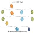 thumbnail image 2 of Chaîne de Pâques Lumières 1.5M 10 LEDs Rougeoyant Easter Egg String, 2 of 5