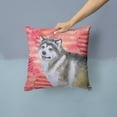 thumbnail image 2 of Carolines Treasures BB9725PW1414 Alaskan Malamute Love Fabric Decorative Pillow  14Hx14W multicolor, 2 of 4