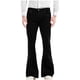 thumbnail image 1 of Pantalones largos para hombre, estilo casual, con bolsillos, cremallera y botones, estilo vintage, de poliéster., 1 of 5