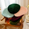 thumbnail image 4 of ZMKIAG Velvet Round Chair Pad Seat Cushion, Soft and Comfy Chair Cushion, Solid Color Round Seat Pad Cushion for for Kitchen Dining Office Chair Kids Reading, 16.93 inch, 4 of 8