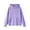 Purple, variant on Rolanko Girls' Hoodie Wool Sweatshirt Dance Long Sleeve Comfortable Lightweight Hoodie with Pocket Children's Warm Velvet Coat