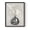 Black, variant on Cottage Spring II Framed Print in White Solid Wood Framed Print No Nail Hanging