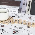 thumbnail image 3 of 100 piezas Bet Tiles Scrabble letras de repuesto para juegos de mesa, marco de boda y arte, 3 of 4