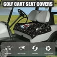 thumbnail image 3 of Yuyamidu Christmas Golf Cart Seat Covers with Front Pockets, Cute Snowman Golf Cart Seat Towel Blanket, Accessories Universal Fit Club Car and More 2 Person Seats Golf Carts, 3 of 7