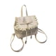 thumbnail image 4 of Mini mochila con correas ajustables para los hombros, portátil, ideal para estudiantes y para viajes al aire libre. Blanco, 4 of 9