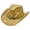 Brown Drifter Cowboy Hat, variant on Women's Sierra Drifter - Lightweight Toyo Straw, Shapeable 2 3/4" Brim