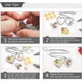 thumbnail image 6 of Love Heart Locket Necklace That Holds Pictures, Initial Alphabet A-Z Photo Lockets, 6 of 6
