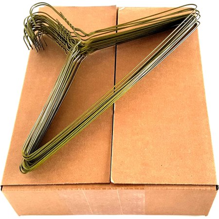 'Homeneeds' Suit Hangers, 16" Inch, 13 Gauge Strong! (100 Case Pack)