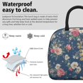 thumbnail image 3 of Womens Pioneer Flower Floral Print Pattern Lunch Box for Work,Insulated Lunch Bag for Women,Loncheras Para Mujer,Leakproof Adult Lunch Bag for Work,Beach,Travel,Picnic,Camping, 3 of 7
