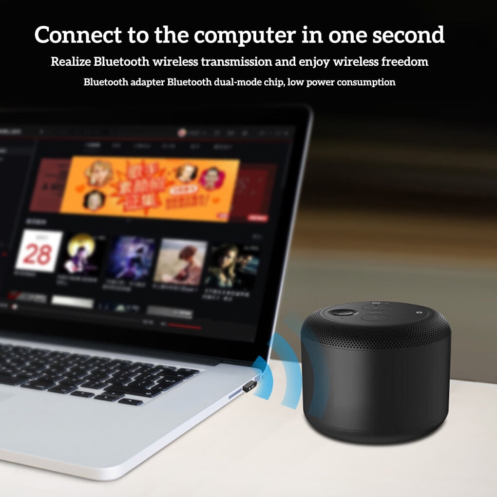 Adattatore Bluetooth 5.0 Trasmettitore USB Per PC - Ricevitore Audio Wireless Per Computer, Tastiera E Mouse - Foto 7