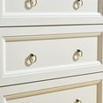 thumbnail image 4 of DEALTOPS Farmhouse 6-drawer Dresser, Versatile Chest of Drawers for Living Room or Bedroom, White, 4 of 7