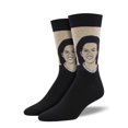 thumbnail image 1 of Men's Michelle Obama Portrait Graphic Socks, 1 of 1