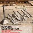 thumbnail image 6 of XtremepowerUS 1-1/8" Hex Shank 12" Alloy Steel Scraping Chisel, Chisel Bit for Electric Demolition Hammers & Jack Hammers, 3" Width, 6 of 9